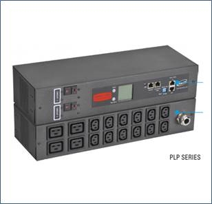 19" powerpanel Monitored and Switched 12xC13 IEC-lock + 4xC19 IEC-lock, 32A CEE, 1-fased, 2U,